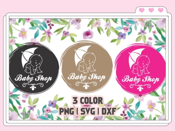 Baby Shop Logo in 3 Colors: A Practical Design Review
