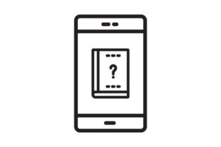 Mobile Book Embroidery Design