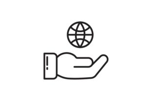 Planet Earth Embroidery Design